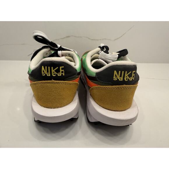 NIKE LD WAFFLE SACAI USED SIZE 8 GREEN GUSTO SAFETY ORANGE BV0073 300 main image 7